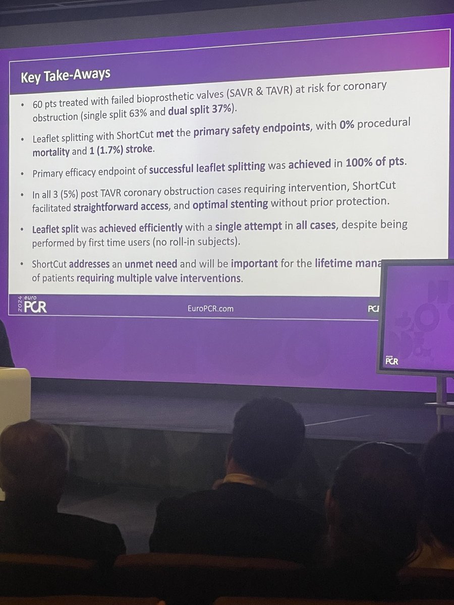 Shortcut IDE trial: safe, effective and reproducible. No learning curve! Is this technique going to be standard practice in all valve in valve?
@PCRonline #tavi #europcr #lifetimemanagement