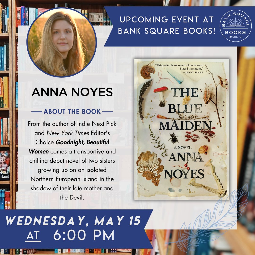 Tonight! Former Merrill Fellow Anna Noyes launches her latest novel at @banksquarebooks