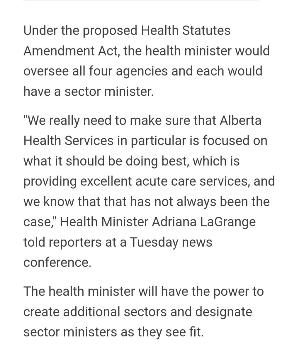 Largest Cabinet in history is about to get larger as the Health Portfolio will add 3 add more associate ministers This makes cabinet 26.. or 30% of all parties' sitting MLAs. This would be equivalent for Trudeau having 101 Ministers Put that in your small govt pipe and smoke it