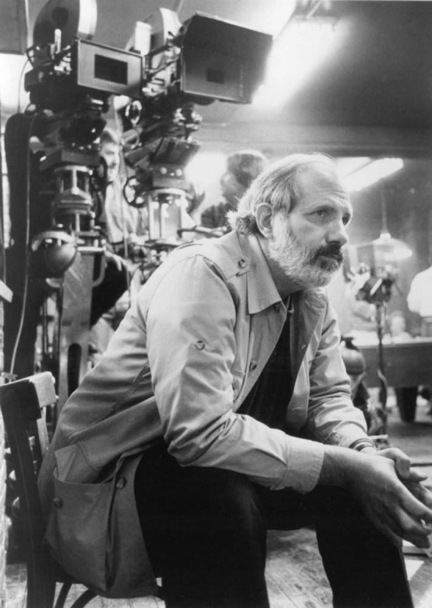 De Palma on the set of CARLITO'S WAY (1993)