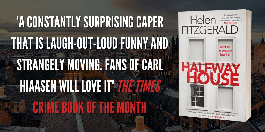 ⚡️OUT NOW Pick up @fitzhelen's nerve-shatteringly tense, searingly funny #thriller #HalfwayHouse 🏠On her first shift at an Edinburgh halfway house for violent offenders, a rookie night worker is taken hostage…🏠 📚bit.ly/3RZmEsv 📲bit.ly/4aX64lp