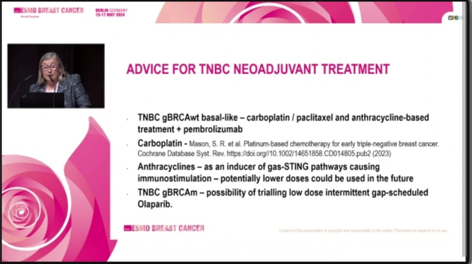 TNBC - neo adjuvant and adjuvant treatment. Clinical pearls . Excellent summary. @myESMO @OncoAlert @OncBrothers @ErikaHamilton9 #esmobreast24