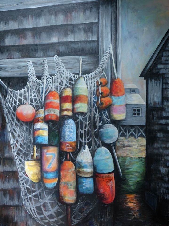 Oh Buoys
36'x48' acrylic
Wynne Parkin 
eclipseartgallery.ca/collections/wy…
#art #canadianart #artcollector #wynneparkin #interiordesign #acrylicpainting #eclipseartgallery