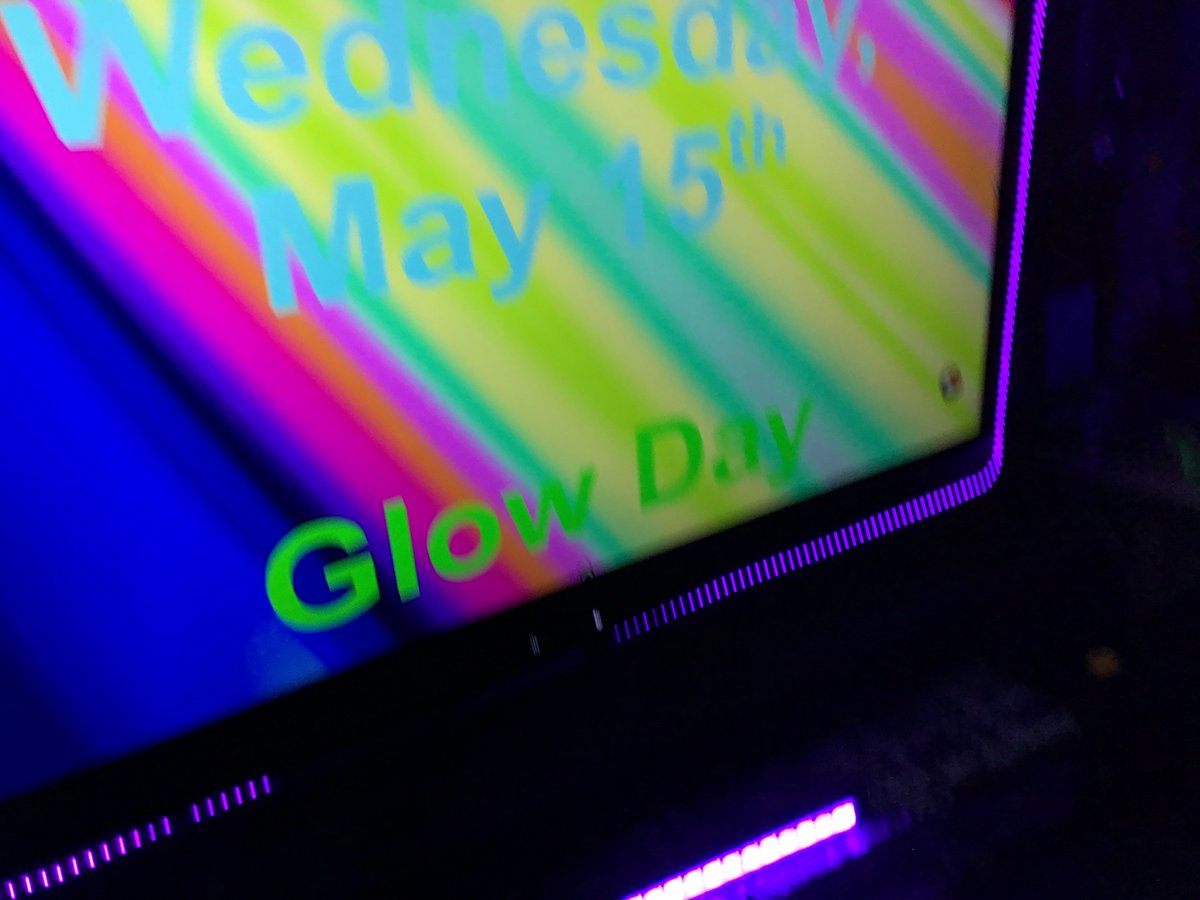 HurleyElem's tweet photo. Hurley All-Stars having glow day https://t.co/e7iRcW70th