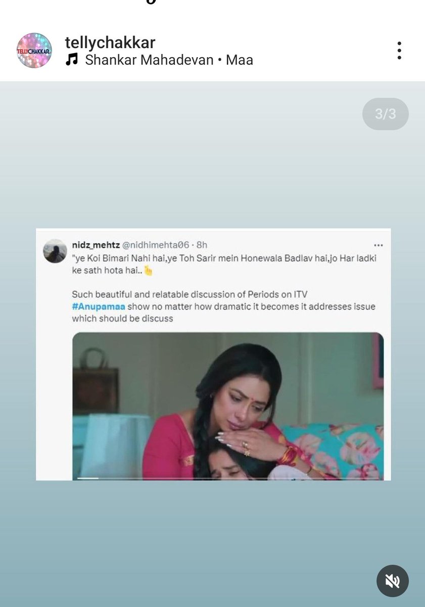 Me feeling celebrity today as Tweet being shared by tellychakar page itself which it rarely does❤️🙈 #Anupamaa #RupaliGanguly #Aurra #Aadhya