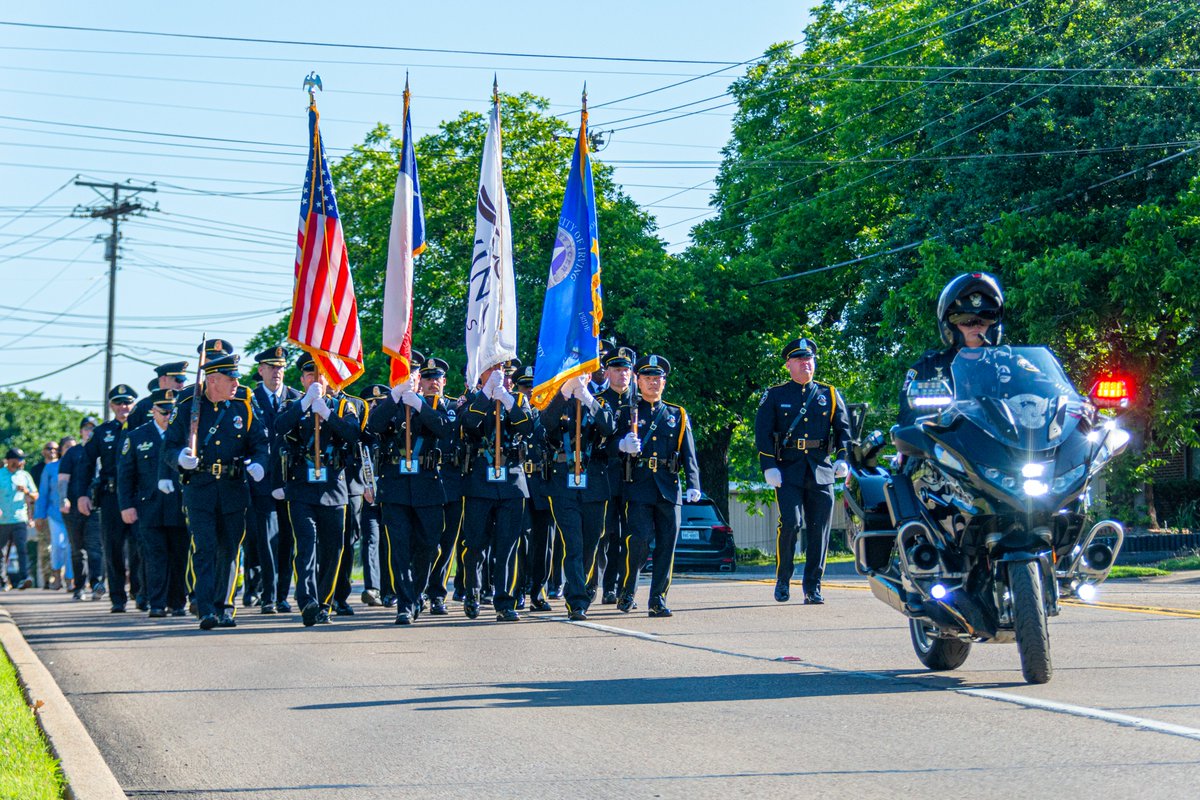 IrvingPD's tweet image. Yesterday, the Irving Police Department marched to honor the memory of IPD and Texas fallen officers. Many men and women have paid the ultimate sacrifice for their communities, and to keep their memory alive is a small but significant gesture that we take immense pride in. 

1/3