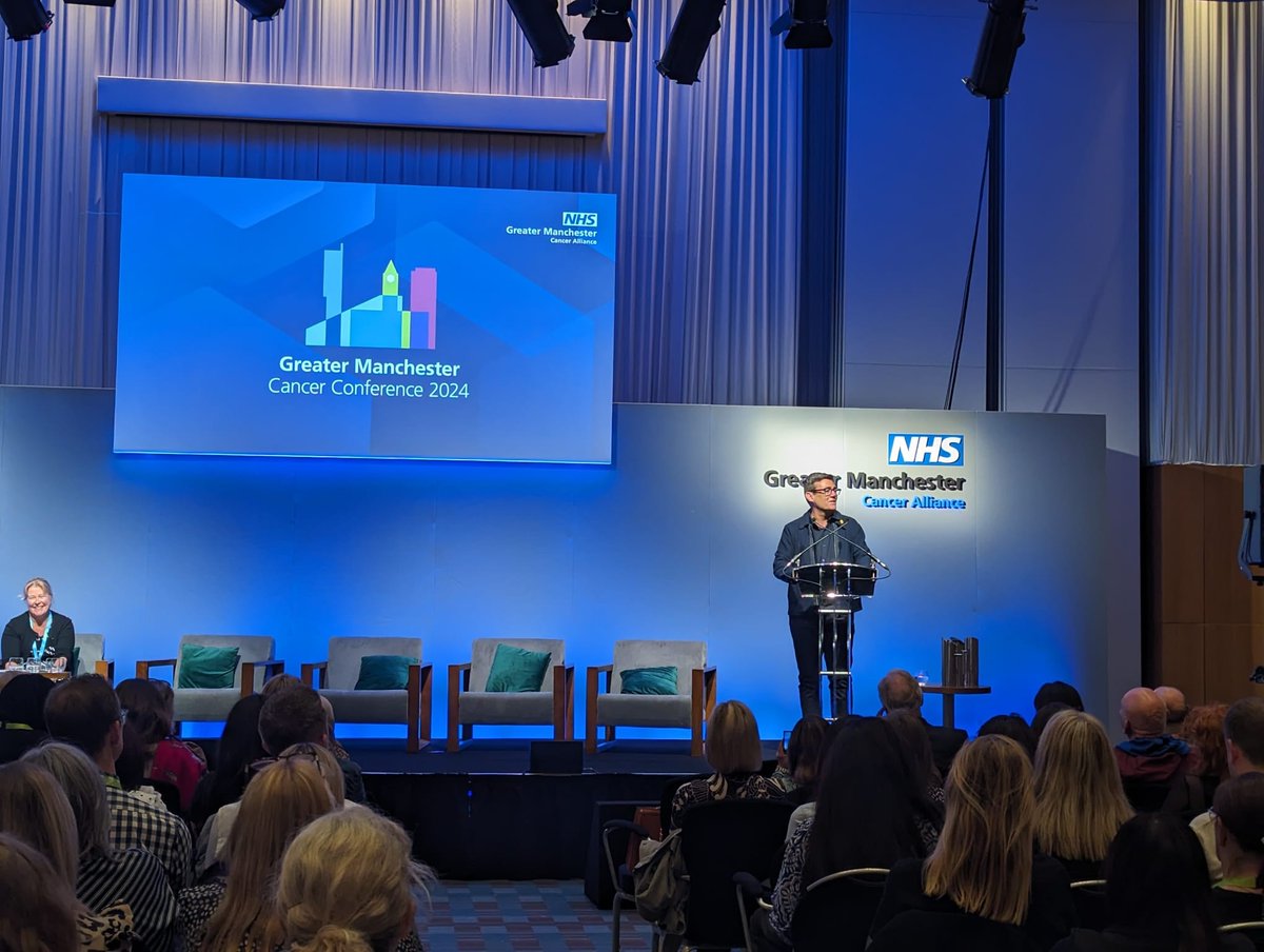 10GMpartners (@10gmpartners) on Twitter photo We heard from <a href="/AndyBurnhamGM/">Andy Burnham</a> earlier and we're happy to hear that Live Well With Cancer is at the forefront of the wider Live Well movement in GM
#GMCC24 We heard from <a href="/AndyBurnhamGM/">Andy Burnham</a> earlier and we're happy to hear that Live Well With Cancer is at the forefront of the wider Live Well movement in GM
#GMCC24