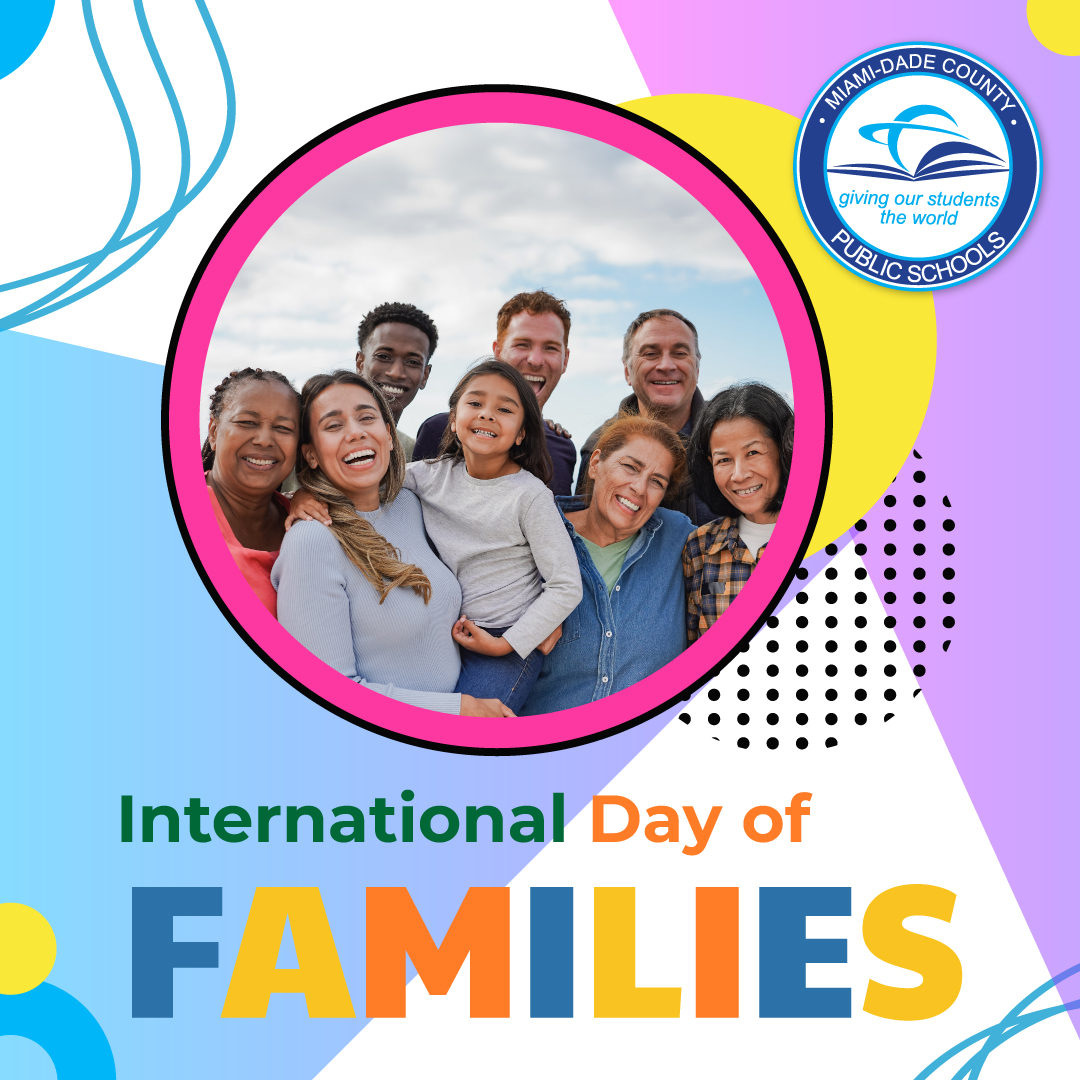 It's #InternationalDayofFamilies! Today, we celebrate the diverse bonds that strengthen families within our schools and around the world. Families are the cornerstone of our lives, providing love, support, and the foundation for student success.
