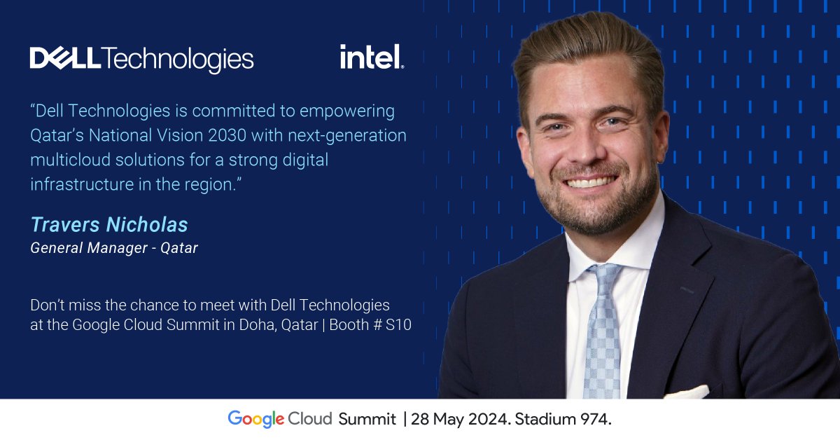 ☁️Empower unrestrained #innovation across #multicloud environments with #DellTech at #GoogleCloudSummit! 

Meet with Travers Nicholas and our subject-matter-experts to build your multicloud by design tailored to your needs. 

📍Stand S10
🗓️May 28
Register👉dell.to/3yiM9yG