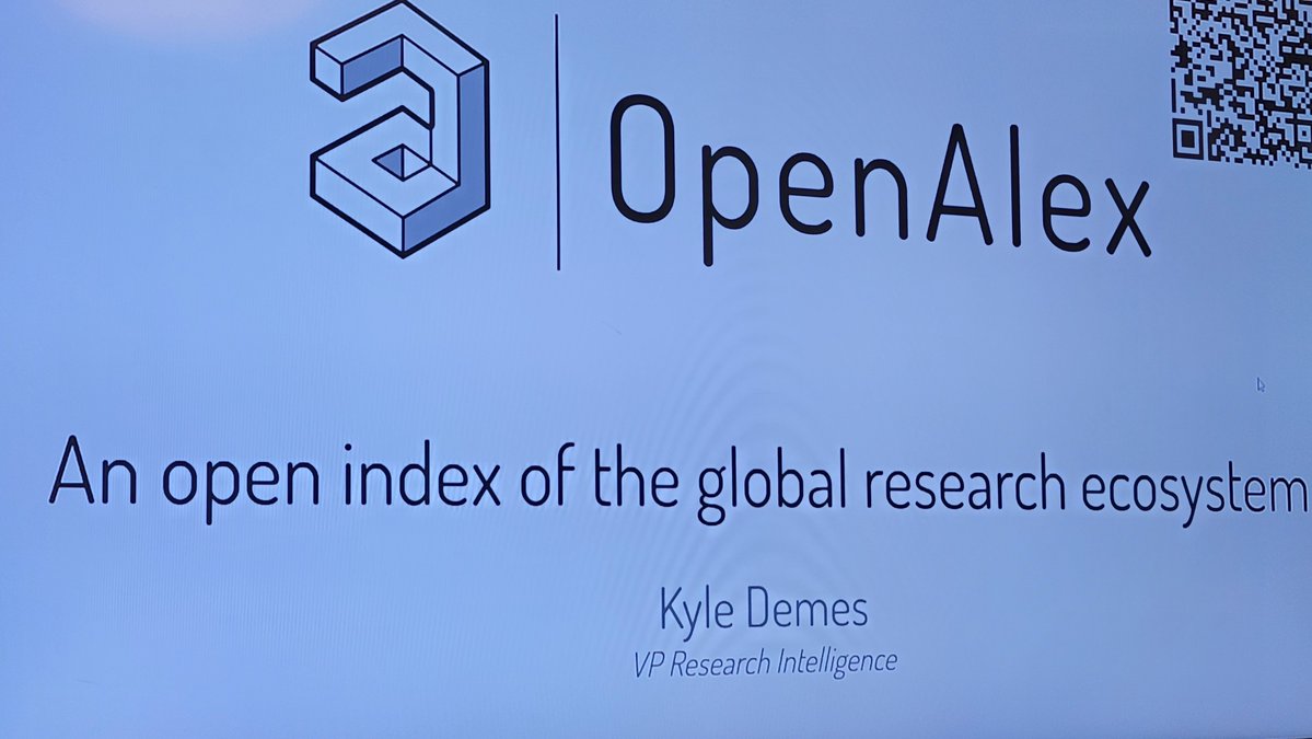 Our thanks to President's Reception sponsor @OpenAlex_org for your vendor showcase presentation represented by Kyle Demes @OurResearch_org at the CARA Conference 2024 #CCRA2024 #CARA2024