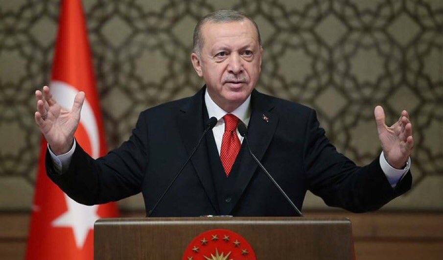 BREAKING: “Don’t assume that Israel will stop in Gaza. If not stopped, this rogue state, this terrorist state, will sooner or later set its sights on Turkey with its delusions about a promised land” - President Erdogan 🇹🇷🇮🇱
