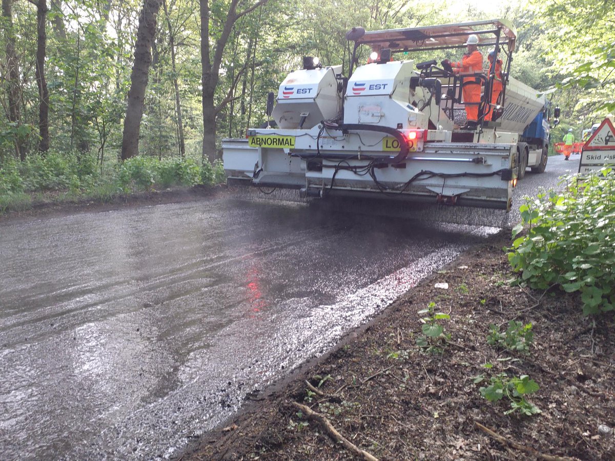 Surface dressing is used where the surface is in reasonably good condition but needs sealing to stop water ingress. We can cover a large area very quickly at relatively low cost. We use surface dressing on most of our surfacing programme. More info: bit.ly/EHSurfacing