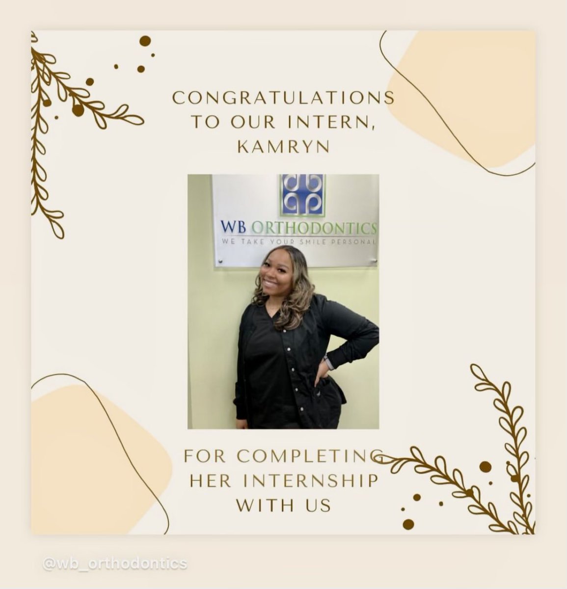Congratulations to our scholar Kamryn Bailey on completing her internship!
#scholar #KLMSF