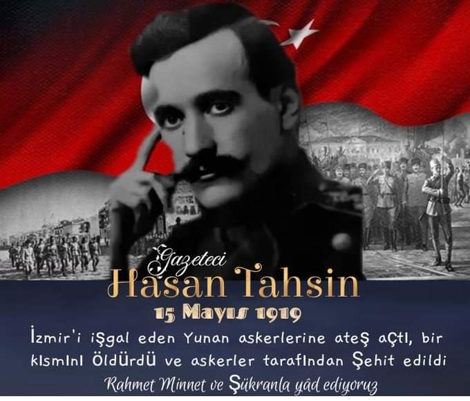 İşgal kuvvetlerine ilk kurşunu atan #HasanTahsin'i saygı ve rahmetle anıyorum,,,🇹🇷🇹🇷🇹🇷