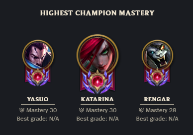 havent touch these champions sense like season 8 and im max mastery lvl kool #League_of_Legends #leagueoflegends #lol