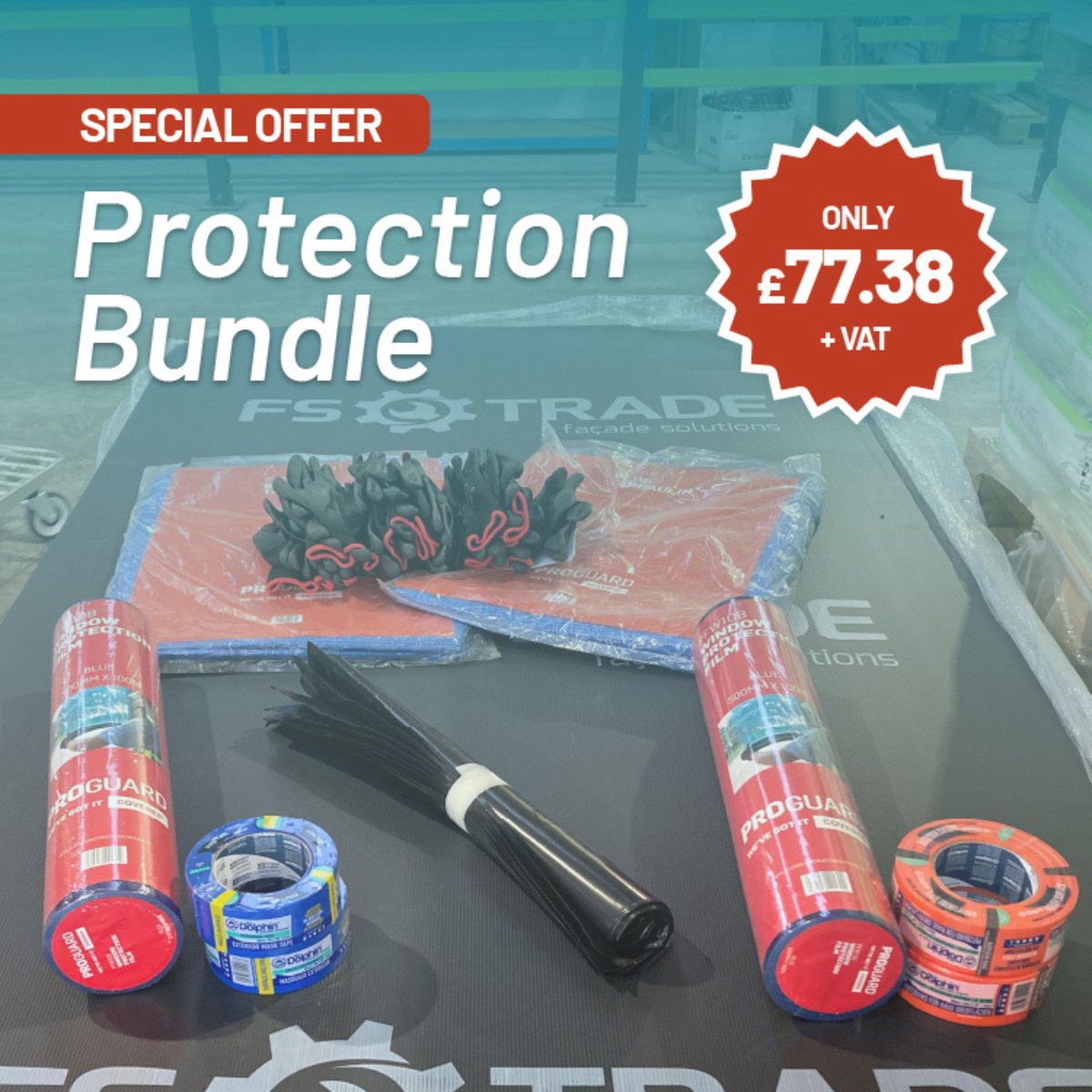 To make things as easy as possible for trades, we’ve created our protection bundle. This can be purchased for just £77.38 (+VAT) To place an order, give our team a call or pop into our site: 📞 0151 363 1677 📍 Units 1-2, Link Estate, Link Road, Huyton, Liverpool, L36 6AP