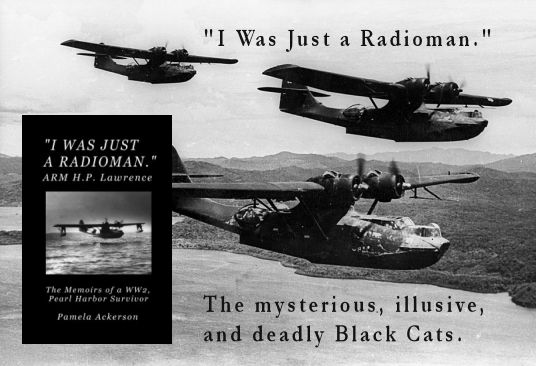 The radio call sign for the PBYs was 'Dumbo,' for Disney's flying elephant character with the big ears. Dumbo missions were flown by Black Cat and other PBY squadrons. Great Gift! Hardcover, paperback, ebook, and Large Print amzn.to/3T7I8Sv #WW2 #PearlHarbor