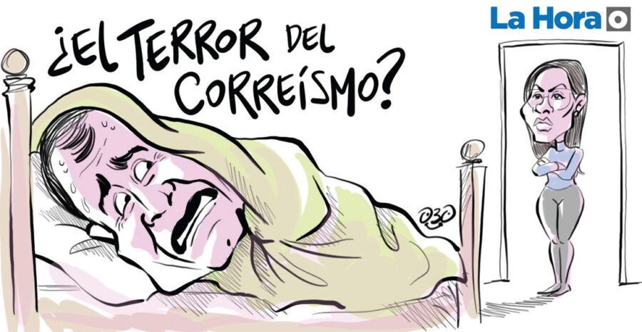 Desde el terror de Rafael Correa por sus cuentas pendientes con la justicia, 🤔 reporta hoy LA HORA en la #caricatura del día.