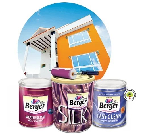 #4QWithCNBCTV18 | #BergerPaints reports #Q4Results 

▶️Net profit up 19.5% at ₹222.6 cr vs ₹185.7 cr (YoY)
▶️Revenue up 3.1% at ₹2,520.3 cr vs ₹2,443.6 cr (YoY)
▶️EBITDA down 4.8% at ₹361.1 cr vs ₹369 cr (YoY)
▶️Margin at 14% vs 15.1% (YoY)