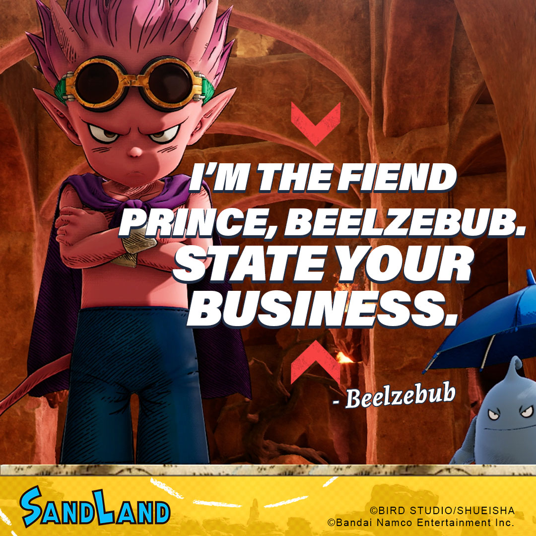 Lay your trust in Prince Beelzebub. #SANDLAND