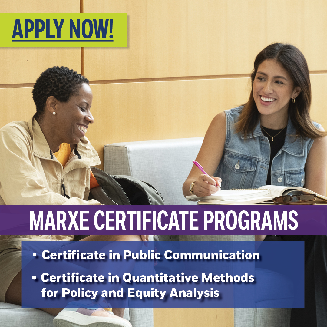 📣Application deadline has been extended to June 1st. Don't miss out on the opportunity to apply to one of #MarxeSchool's to part-time 12-credit programs! For more information and application, visit: marxe.baruch.cuny.edu/admissions/ #Baruch #ApplyNow #CertificatePrograms #CUNY #NYC