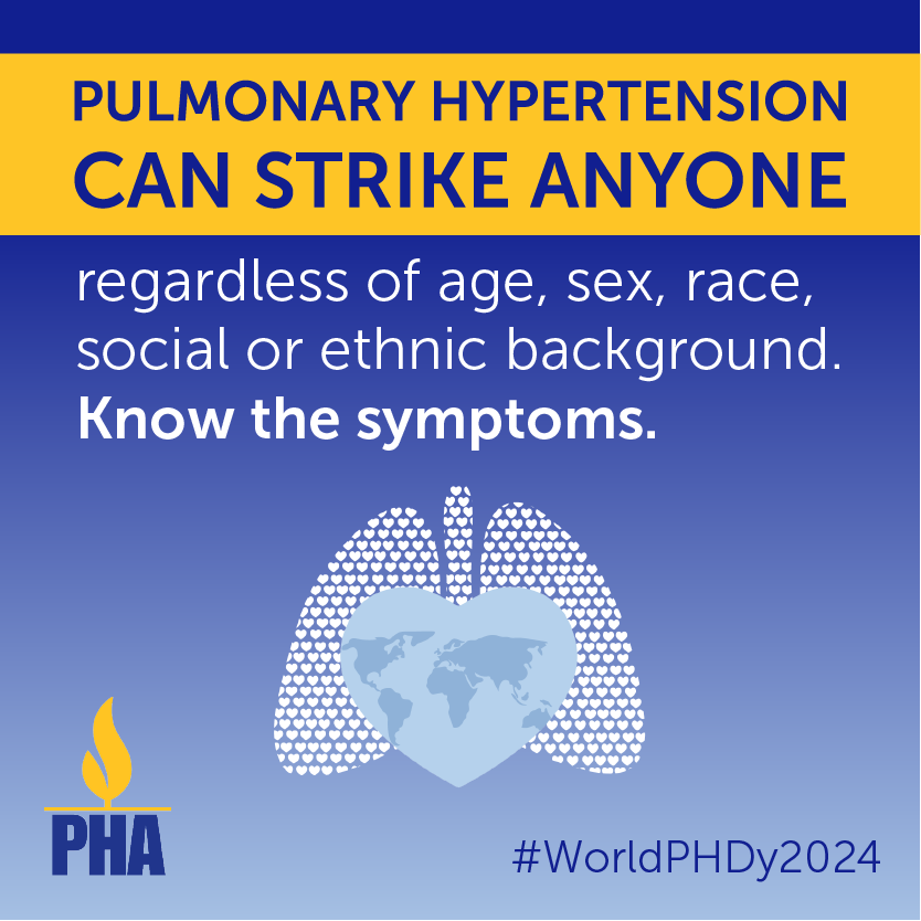 #Pulmonaryhypertension can affect anyone, regardless of their age, gender, race or background. PH can also be caused by a variety of associated conditions including #schistosomiasis, #CHD, #lupus and #sarcoidosis. Learn more at ow.ly/ANZG50RyvVC. #WorldPHDay2024