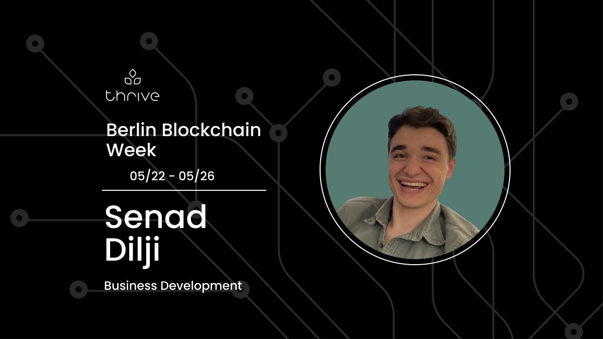 Our BD Lead, @0xSenad, will be attending Berlin Blockchain Week! If you want a head start in what Thrive is doing with [REDACTED], say hello or schedule some time for top-tier alpha. It’s like Where’s Waldo, but with special access to [REDACTED] when you find him. Schedule 👇