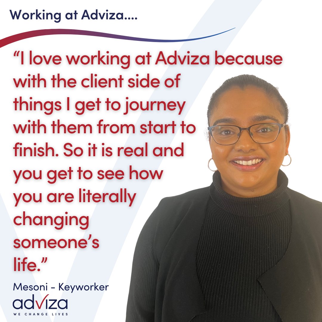 Ready to be part of a team where every day brings the opportunity to make a difference? Explore career opportunities with us today: 🚀adviza.org.uk/Pages/Category…
#careers #careeropportunities  #joinourteam #workwithus #teamwork #rewarding #charitywork #wechangelives  #jobvacancies