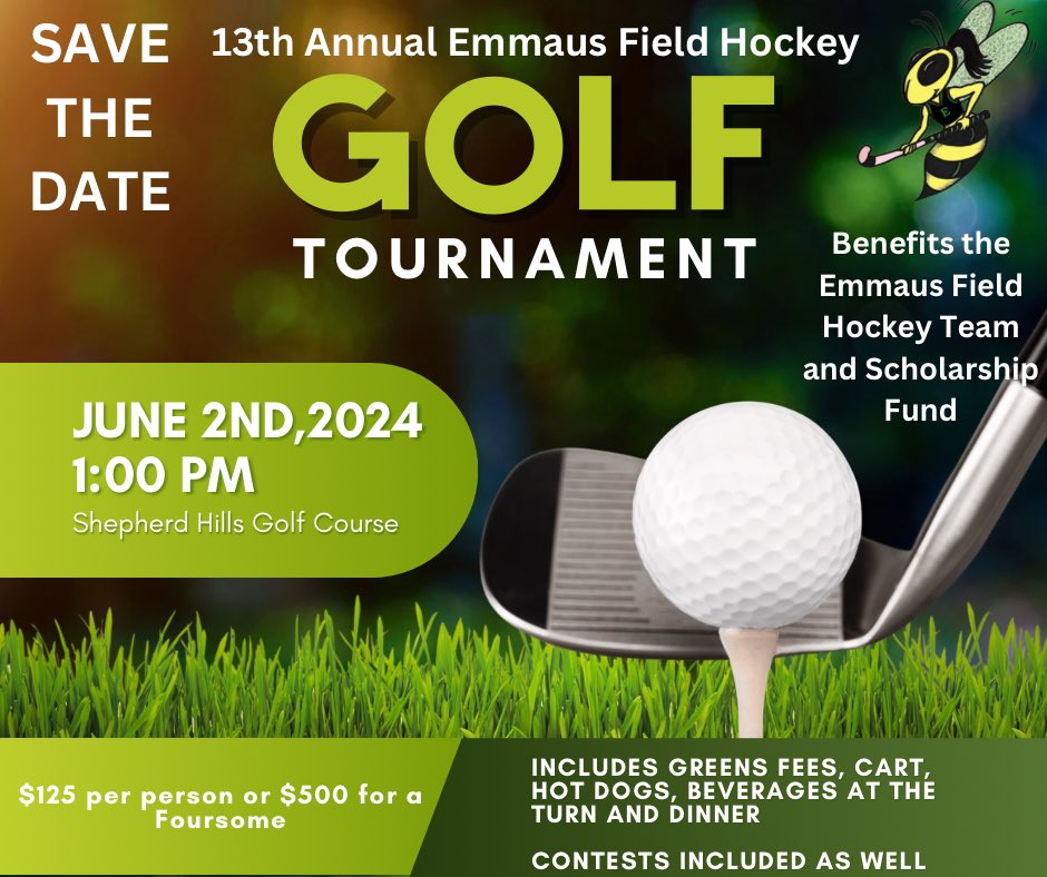 We have a few spots available for foursomes on June 2nd! Message us if interested! 🏑⛳️