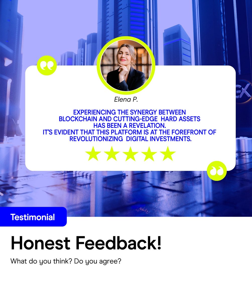 GeniusAssets's tweet image. Do you agree?

#ExclusiveAssets #InvestmentGems