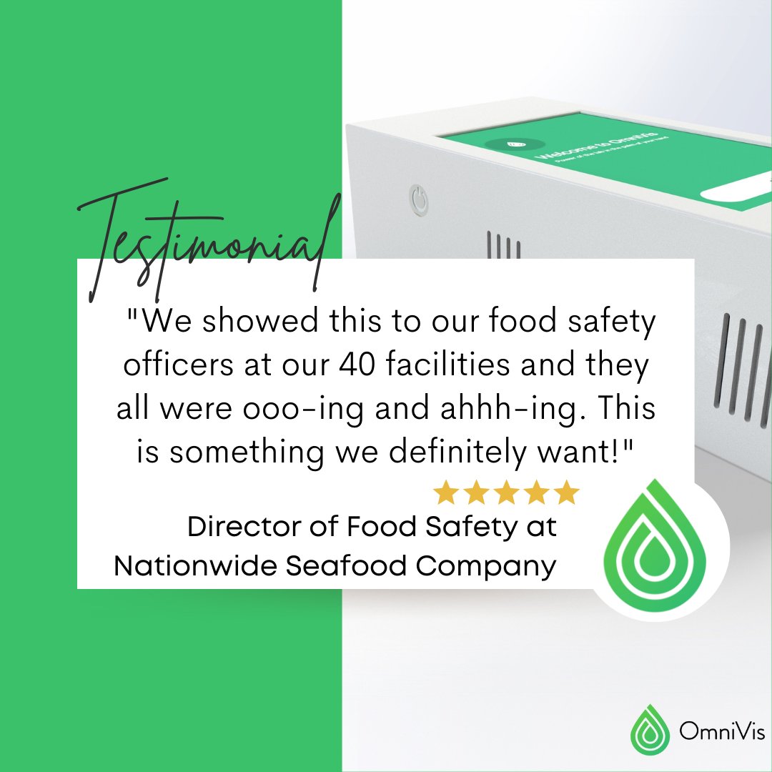 🗣️""We showed this to our food safety officers at our 40 facilities &amp; they all were ooo-ing &amp; ahhh-ing. This is something we definitely want!""-Director of Food Safety at Nationwide Seafood Company

Experts are excited about iSpyDx! Reach out to us to learn more!

#Testimonial