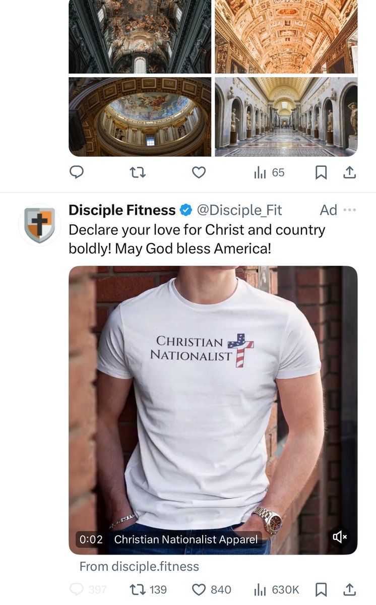 Twitter ads on trad architecture posts are 😳