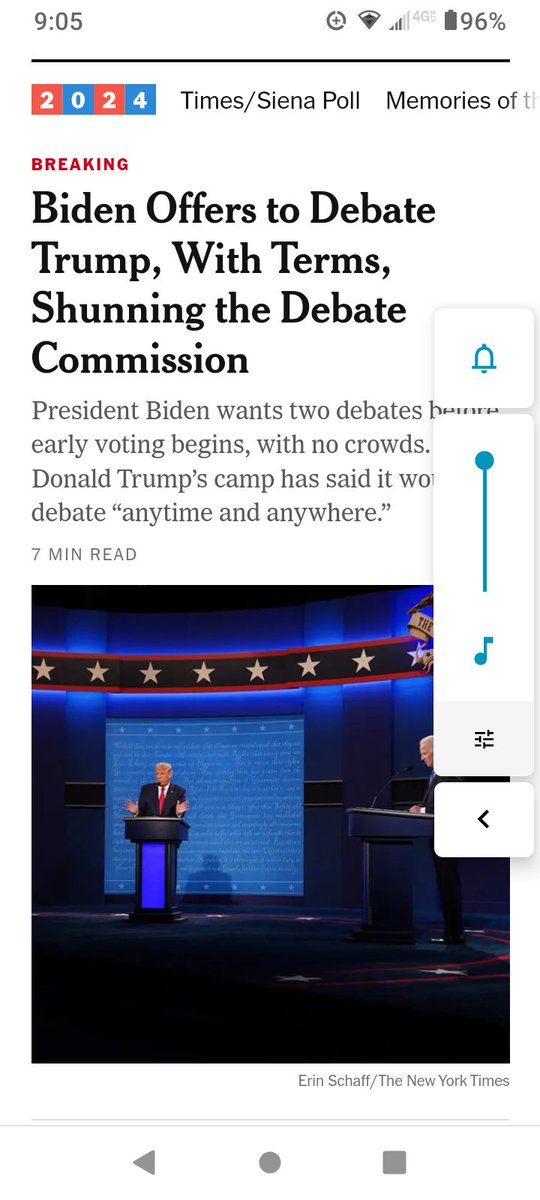 Biden wants no voters at debate.  Who needs voters?