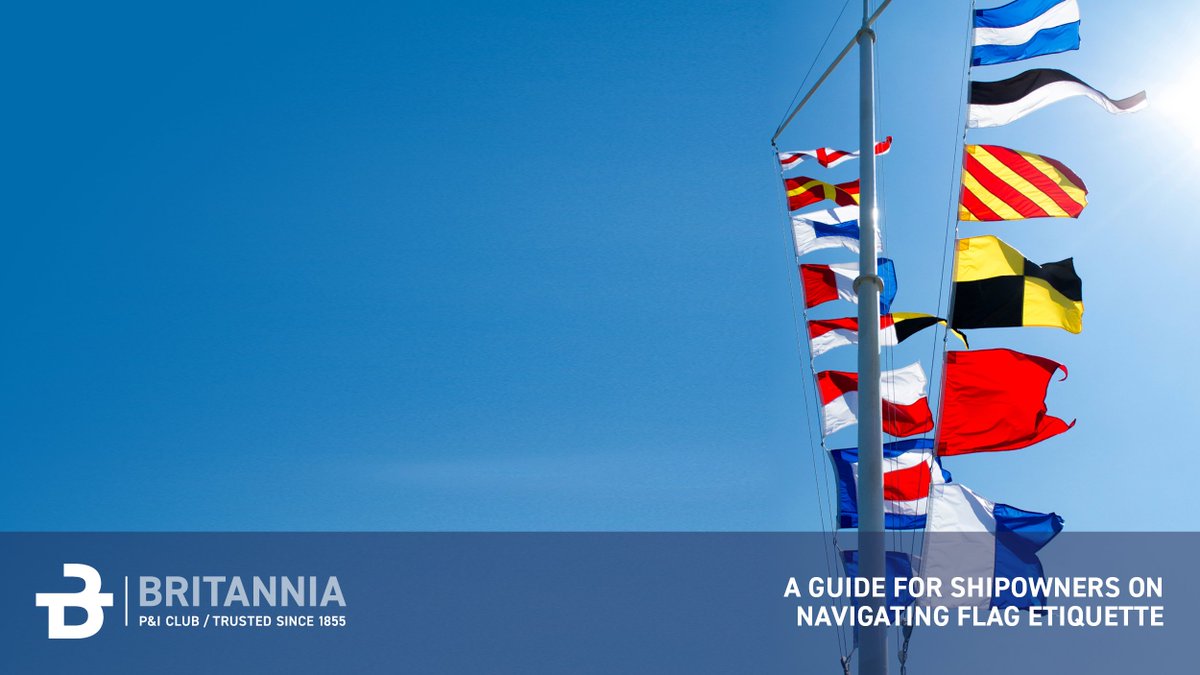Calling at foreign ports and adhering to flag etiquette is more than a formality - it is a blend of protocol, good manners and tradition. Read our latest #CrewWatch article for a guide on navigating flag etiquette: ow.ly/6JwL50RGRiI #shipping #maritime #flagetiquette