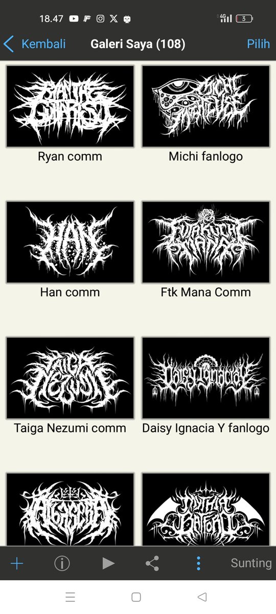 im always open commission
Dm me if you interested✍️💀

#illustrator #logodesign
#logomaker #metalart #metallogo
#deathmetal #deathcore #metal #animemetal #slamming  #deathmetallogo  #blackmetal #metallogos #fiverr
 #slamworldwide
#brutaldeathcore #logo #logotype
#art #artwork