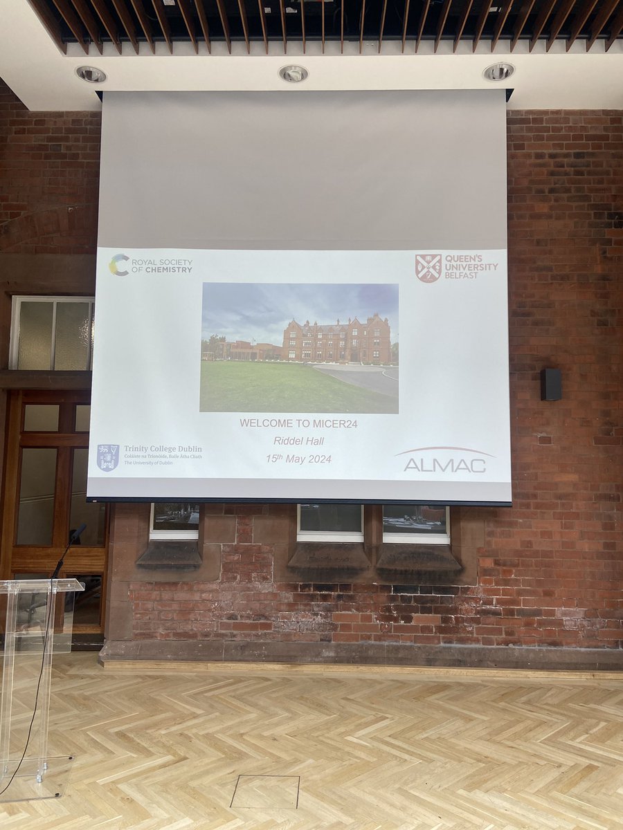 It’s been a wonderful day so far with #MICER24 in full swing @QUBRiddelHall @QUBelfast @QUBCCE