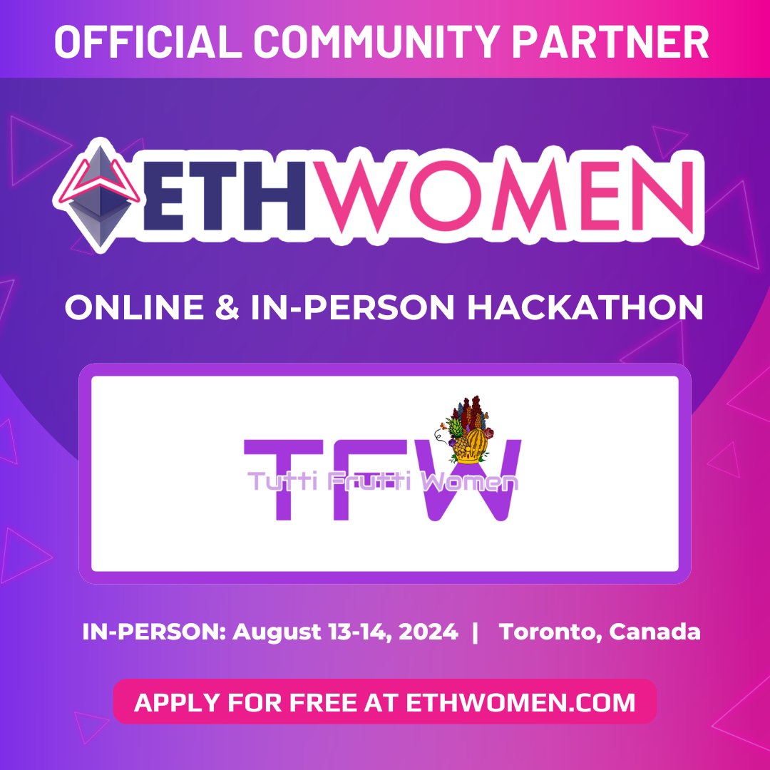 Big shoutout to @Futurist_conf for partnering with us at @tfw_nft ! I'm over the moon that @Ethereum_Women are offering free passes for all the queens. Events for women in tech/crypto usually cost up to $700, so this is a big deal. Major shoutout to them! 🚀👑 #womenintech