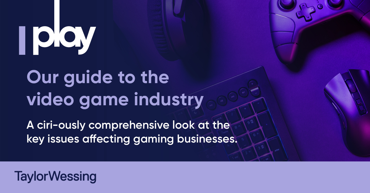 🎮Tired of losing at Gwent? Maybe you should read Play instead. The fifth edition of our guide to the #VideoGame industry will help you understand which key issues you need to keep an eye on and covers online safety, #AI, protecting IP, & more: bit.ly/3UPS4mC #Gaming
