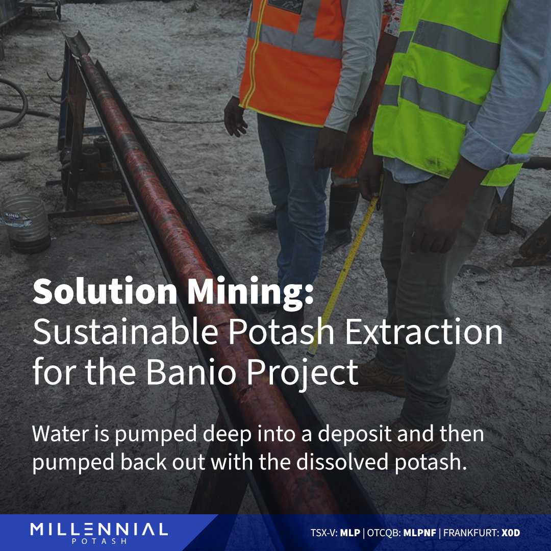 Solution #mining is a non-invasive method of extracting #potash that is both cost-effective and #sustainable. 

Learn how $MLP will use this technique: loom.ly/Pp3WWuQ

#PotashStocks #ExplorationCompany #SustainableMining #ESG #TSX #TSXV $MLP.V #OTCQB $MLPNF #FSE #X0D