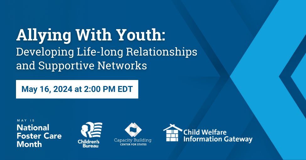 Tomorrow! Join the @CenterforStates in celebrating #childwelfare professionals and the young people they support as they transition out of the foster care system. Register now for #FosterCareMonth virtual #event: buff.ly/3POrtEu