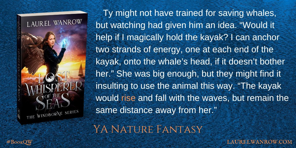 It's #BookQW and Ty will ‘rise' to help with a whale rescue! Read more: wp.me/p76rSl-2Xm Get it!: books2read.com/WhispererSeas #YAfantasy #YAlit #friendship #cozyfantasy #fantasyromance #youngadult #sailing