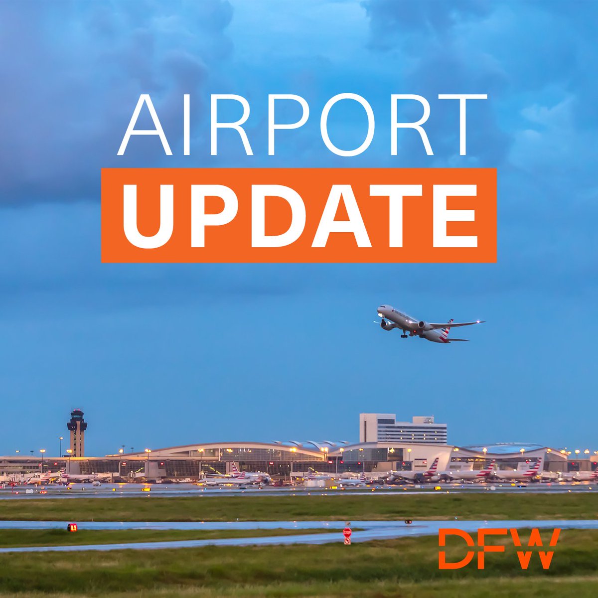 SAFETY DRILL TODAY: From 9-11 a.m. Wednesday, you may see first responders on airport property for a joint functional exercise along W. 19th Street. Please be aware, this is only a drill and should not impact airport customers.
