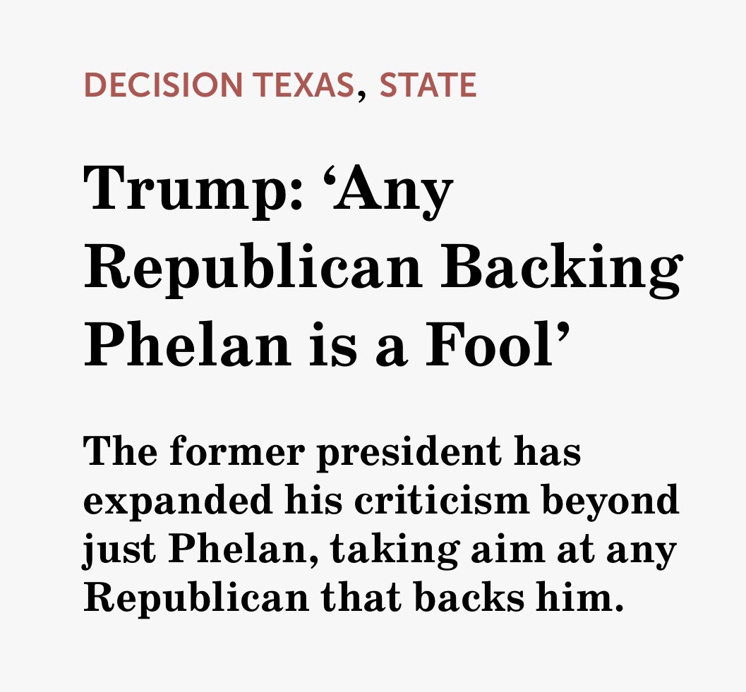 Fact: @DadePhelan voted to impeach @KenPaxtonTX… but did not vote to secure the border. #txlege #MakeTheTexasHouseRepublicanAgain