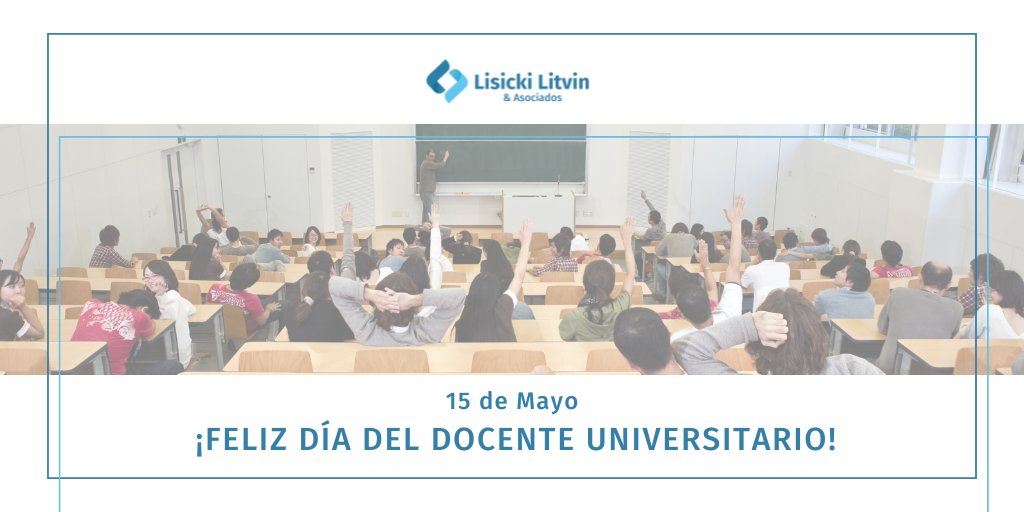 📚🍎 ¡Feliz Día del Docente Universitario! 🍎📚

En #LisickiLitvin , celebramos a todos los que comparten su sabiduría como docentes universitarios, incluyendo a los nuestros. Su dedicación y pasión inspiran cada día. ¡Gracias por su trabajo!