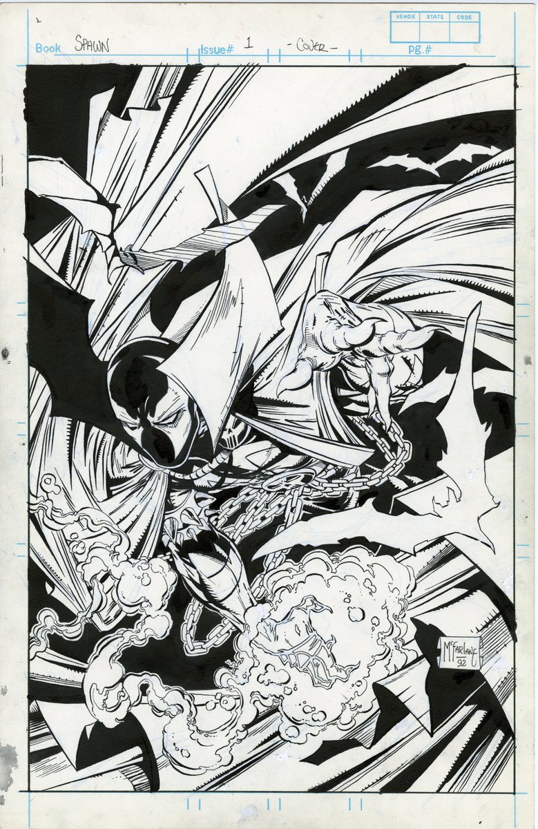 Spawn #1 original ink ends in 50 minutes. Who will walk away with this piece of comic history?