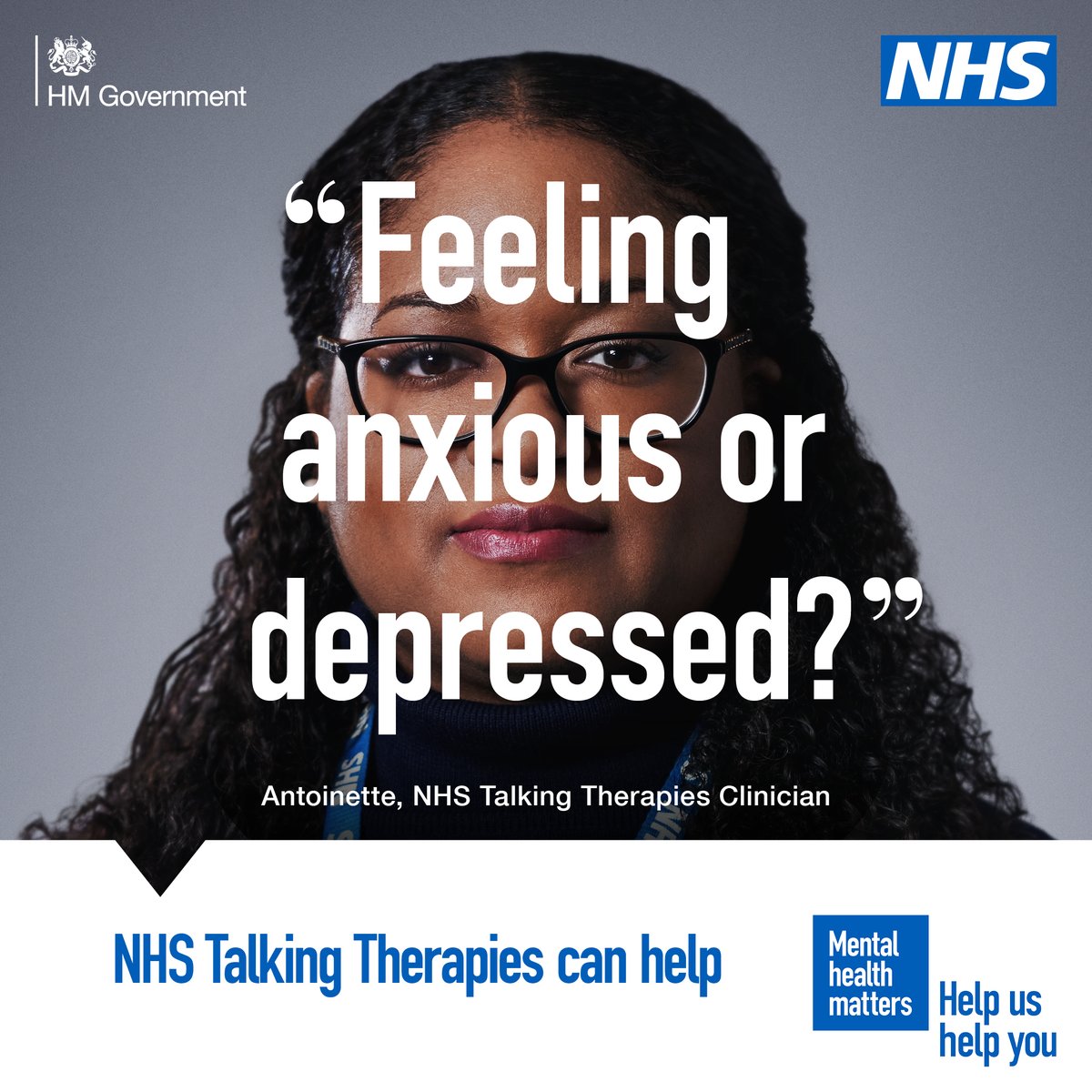 Struggling with feelings of depression, excessive worry, social anxiety, post-traumatic stress or obsessions and compulsions? NHS Talking Therapies can help. Your GP can refer you or refer yourself at nhs.uk/talk. #MentalHealthAwarenessWeek