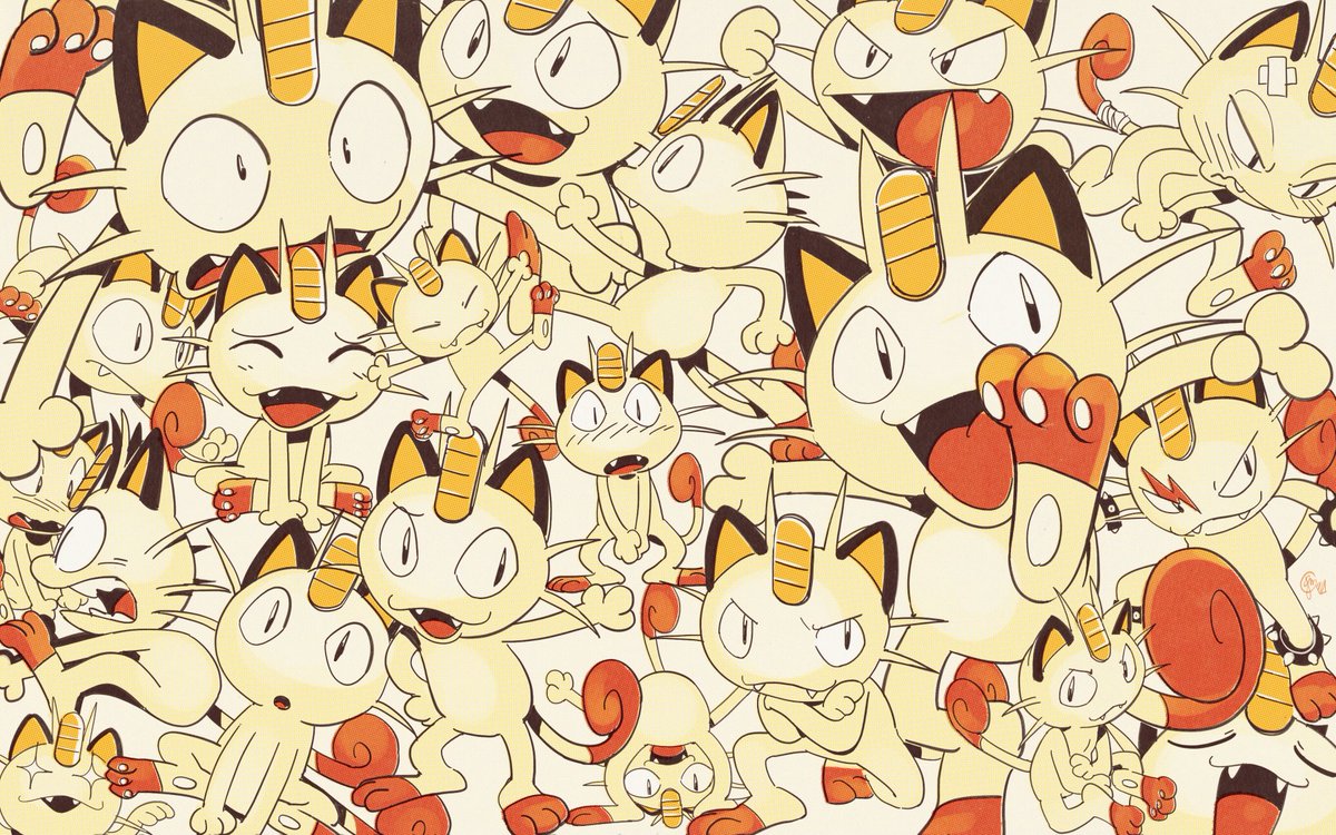 A bunch of Meowths...took me a while but I think it was worth it... 🐱