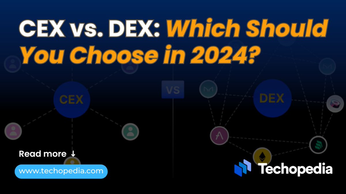 In this article, we lay out the differences between DEX and CEX to help you find out which method suits you best. Learn more: i.mtr.cool/hnlrfpqiwm #CryptoExchange