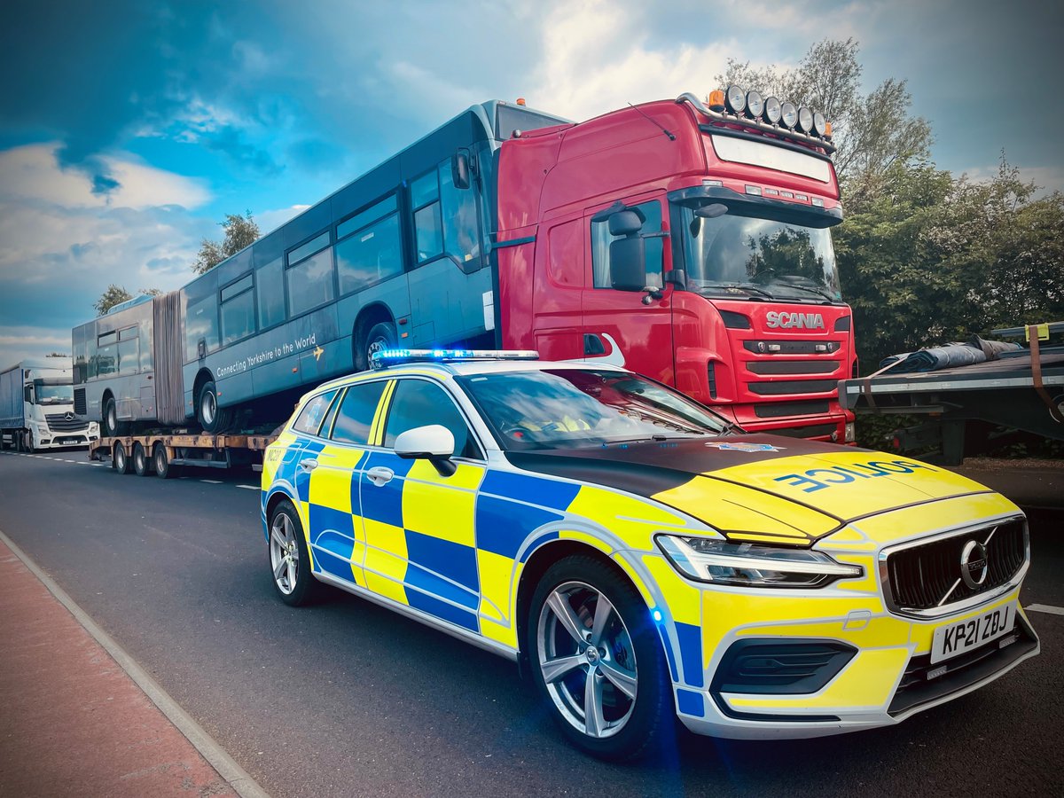 We've stopped this articulated HGV on the A66 this evening in our Road Harm Hotspot. The driver has been prosecuted for the following: Using Mobile Phone - 6 Points £300 Fine Driving without a tachograph - £300 Fine Driving with insufficient rest - £100 Fine #Fatal4 #A66