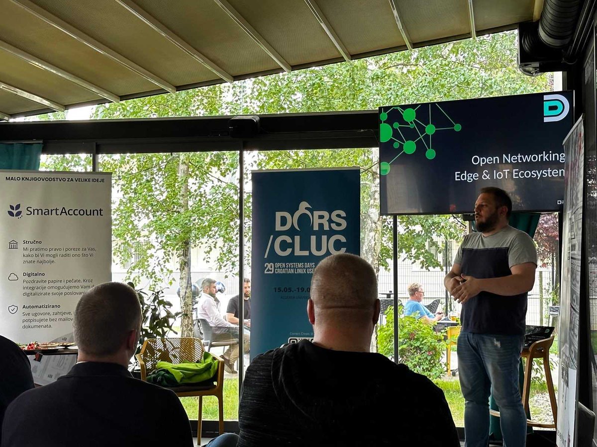 DENTNOS's tweet image. #DENTNOS is thrilled to be onsite for DORS/CLUC 2024 in Zagreb! DORS/CLUC runs from May 16–17 at Algebra University.

Stream Bruno Banelli of DENT member Sartura&apos;s talk on Open Source Networking tomorrow from 12–12:30 PM CET: hubs.la/Q02xhXkW0

#OpenSource #Networking #NOS